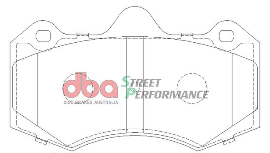 DBA Street Perfomance Disc Brake Pad Set - DB1937SP
