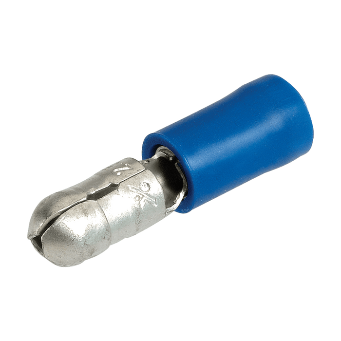 Narva Male Bullet Terminals (Blue 5.0mm Bullet) - Pack of 100 - 56148