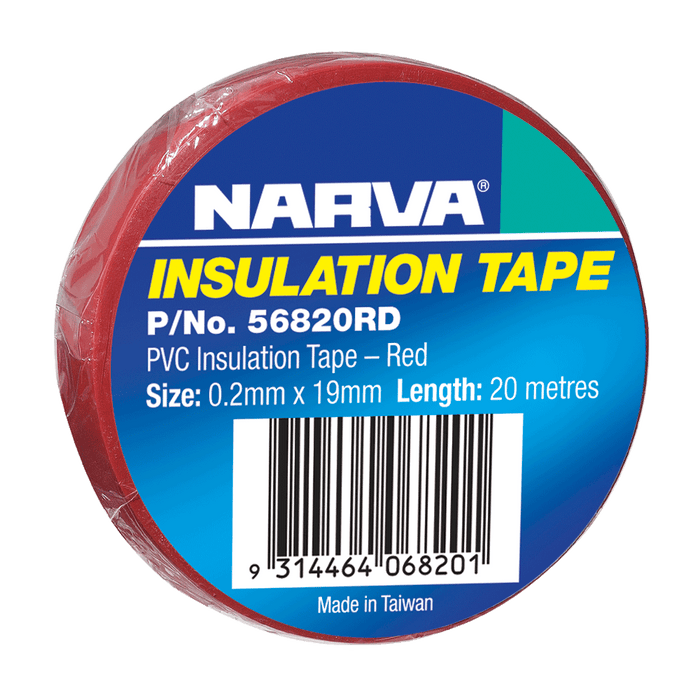 Narva Red PVC Insulation Tape (20 Metres) - 56820RD