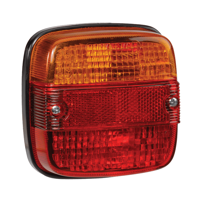 Narva Rear Stop/Tail Direction Indicator Lamp with Licence Plate Option & In-built Retro Reflector - 86030BL