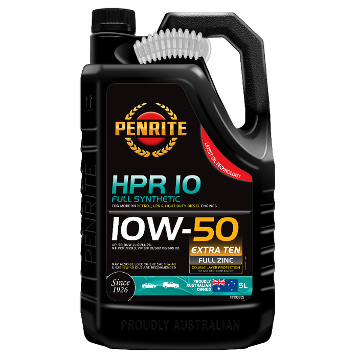 Penrite HPR10 10W50 Engine Oil - 5 Litre