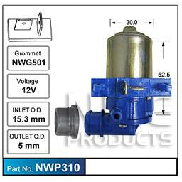 Nice Products Windscreen Washer Pump - NWP310 - A1 Autoparts Niddrie
 - 1