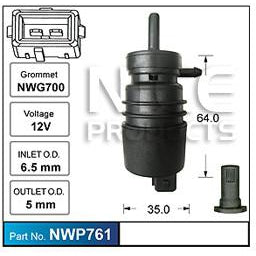 Nice Products Windscreen Washer Pump - NWP761-NWP761-Nice-A1 Autoparts Niddrie