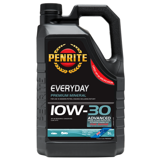 Penrite Everyday Driving 10W30 - 5Ltr - A1 Autoparts Niddrie
