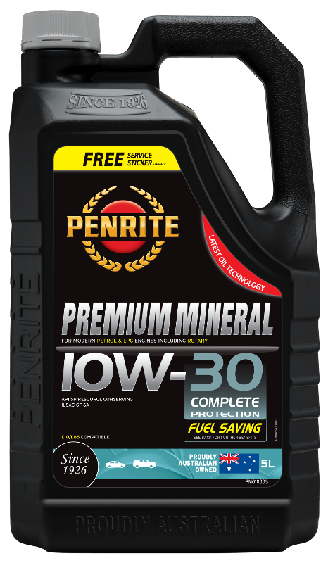 Penrite Premium Mineral Engine Oil - 5 Litre $29.95