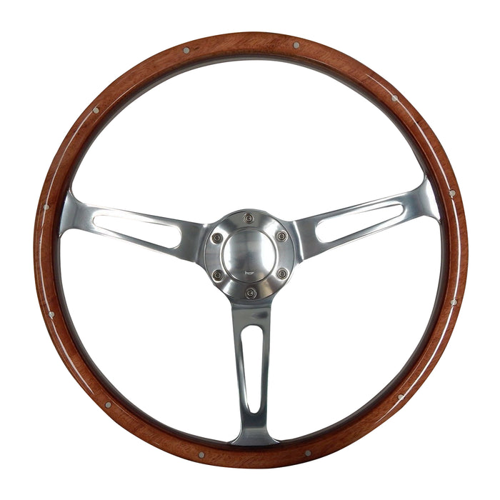 SAAS Classic Woodgrain Steering Wheel - SW704PSW