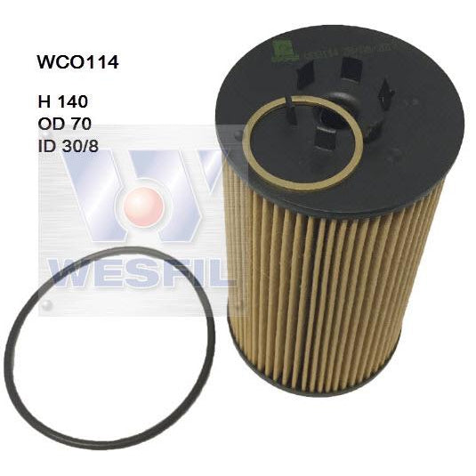 Wesfil Oil Filter - WCO114 (R2790P)