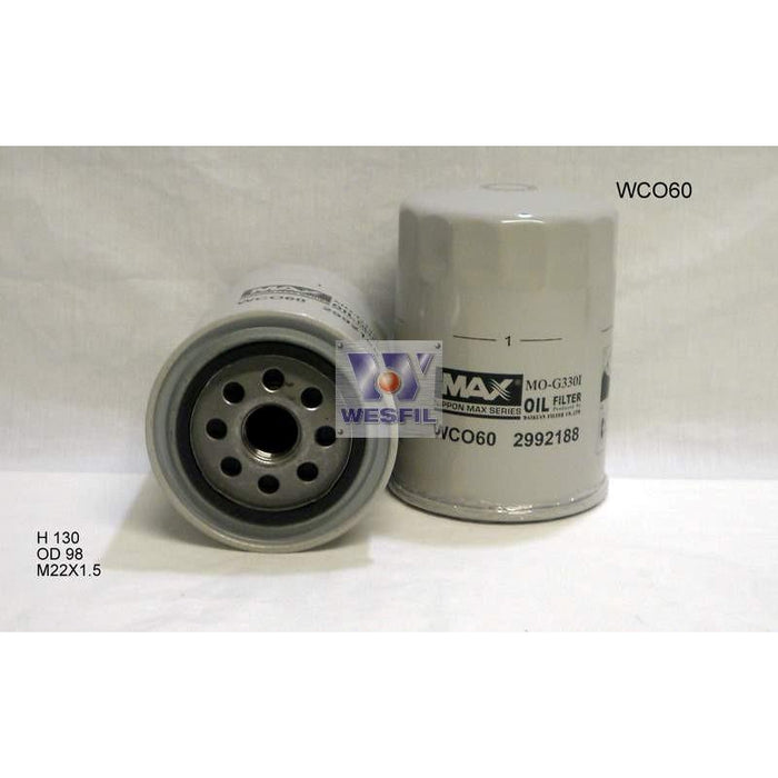 Wesfil Oil Filter - WCO60NM (Z141)