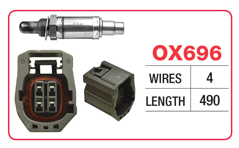 Goss Oxygen Sensor - 4 Wire - Mazda - OX696