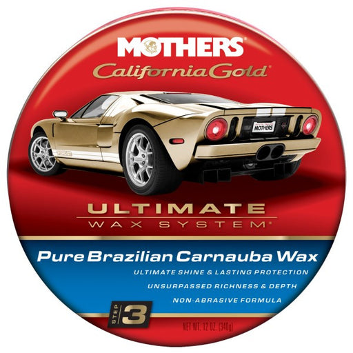 Mothers California Gold Pure Brazilian Carnauba Wax - 340gm Paste - A1 Autoparts Niddrie
