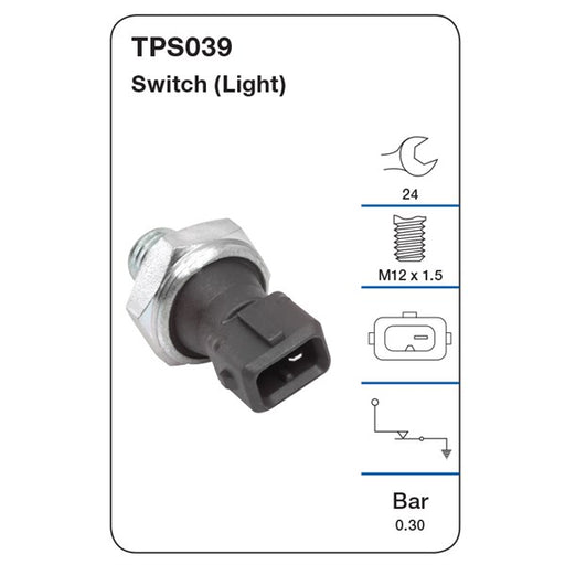 Tridon Oil Pressure Sensor - TPS039 - A1 Autoparts Niddrie