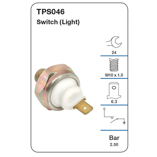 Tridon Oil Pressure Sensor - TPS046 - A1 Autoparts Niddrie