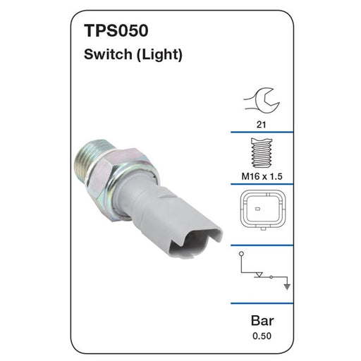 Tridon Oil Pressure Sensor - TPS050 - A1 Autoparts Niddrie