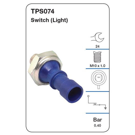 Tridon Oil Pressure Sensor - TPS074 - A1 Autoparts Niddrie