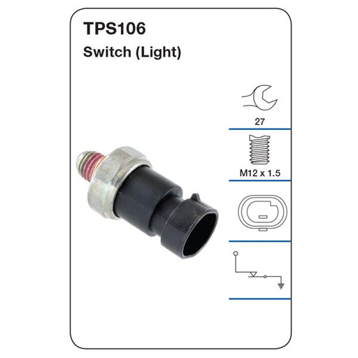Tridon Oil Pressure Sensor - TPS106 - A1 Autoparts Niddrie
