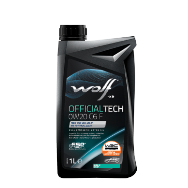 Wolf Officialtech 0W20 C6 F Engine Oil - 1 Litre