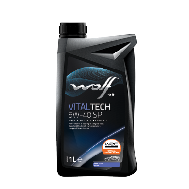 Wolf Vitaltech 5W-40 SP Engine Oil - 1 Litre — A1 Autoparts Niddrie