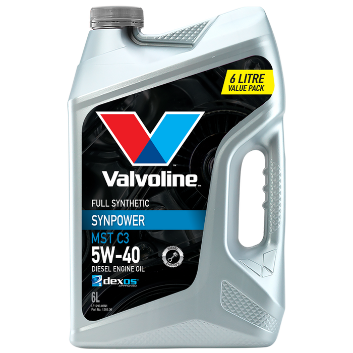 Valvoline SynPower MST C3 5W-40 Engine Oil - 6 Litre