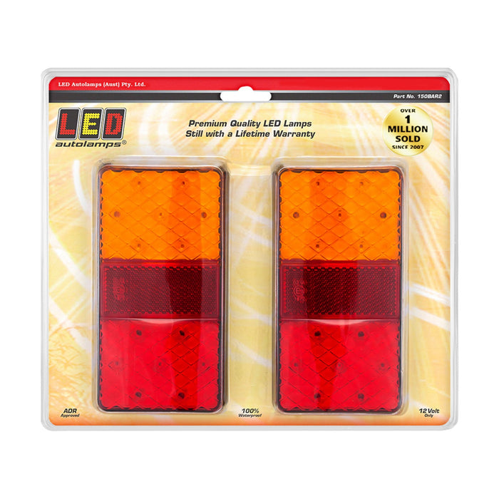 LED Auto Lamps Stop / Tail / Indicator Lamp with Reflex Reflector - 150BAR2