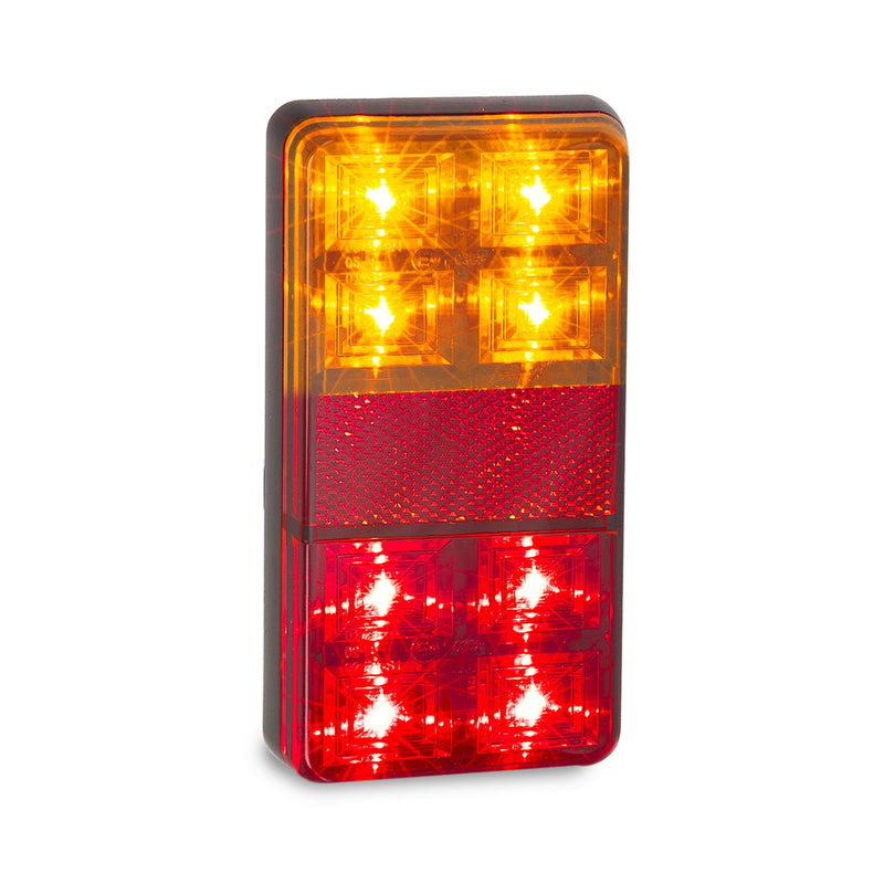 LED Auto Lamps Stop / Tail / Indicator Lamp with Reflex Reflector - 151BAR2