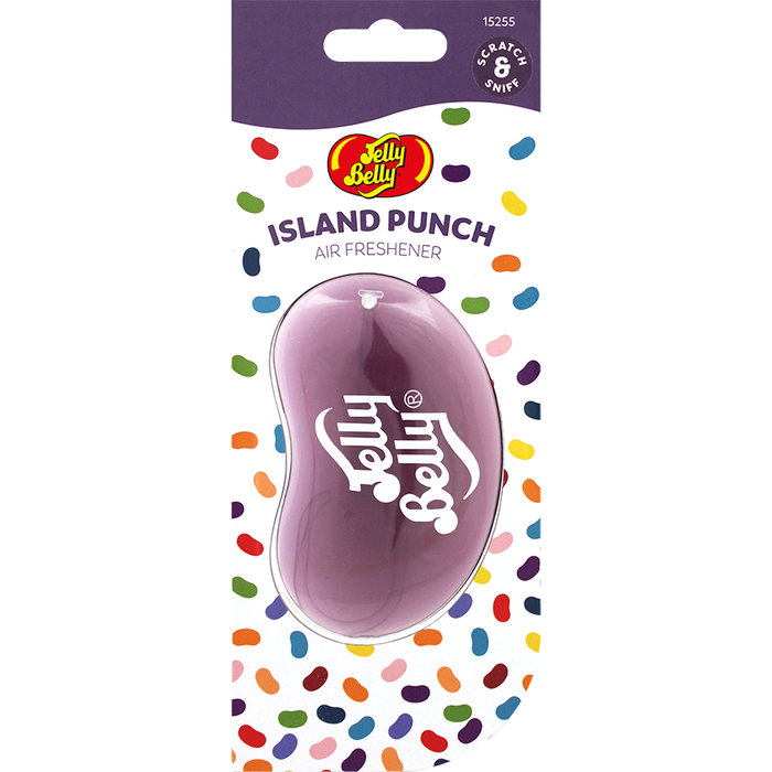 Jelly Belly 3D Gel Hanging Island Punch Air Freshener