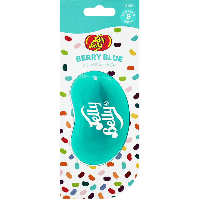 Jelly Belly 3D Gel Hanging Berry Blue Air Freshener