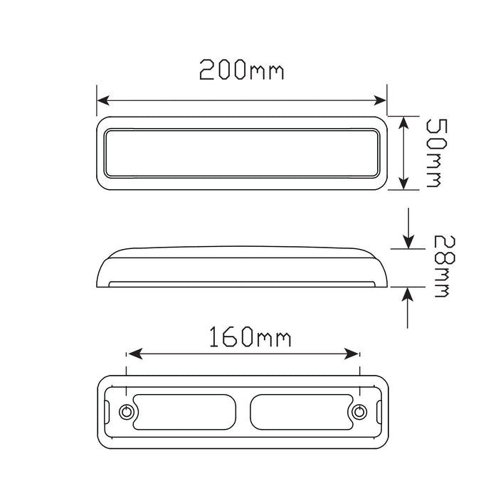 LED Auto Lamps Stop / Tail / Indicator / Reverse Lamps - 200BIRSTME2