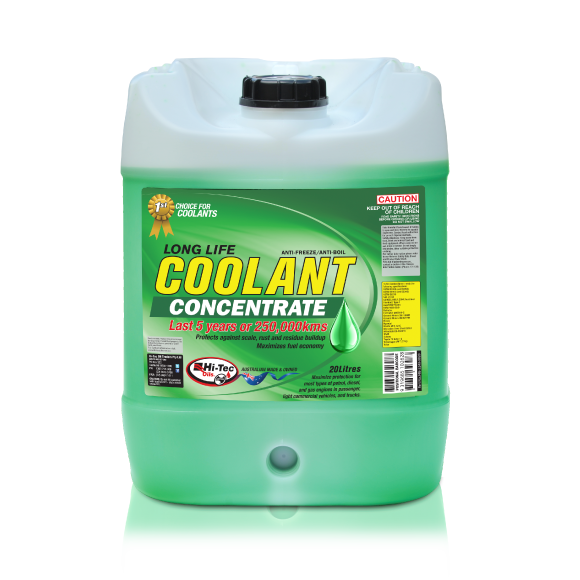 Hi-Tec Long Life Green Coolant Concentrate - 20 Litre