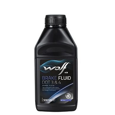 Wolf Brake Fluid Dot 3 & 4 - 500ml