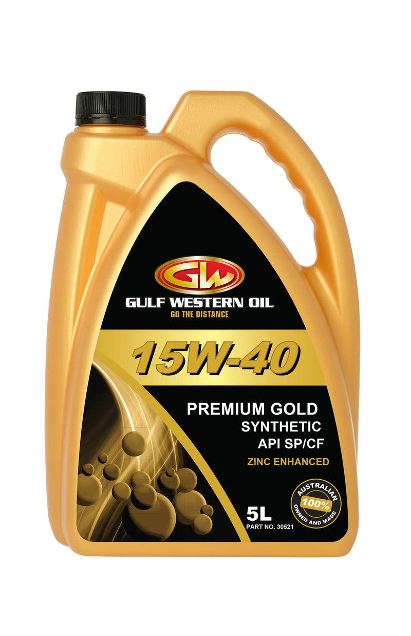 Gulf Western Premium Gold 15W-40 Engine Oil - 5 Litre