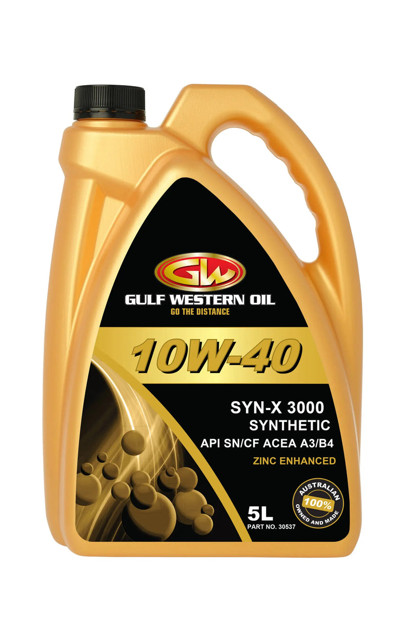 Gulf Western SYN-X 3000 10W40 Engine Oil - 5 Litre