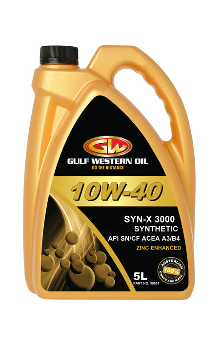 Gulf Western SYN-X 3000 10W40 Engine Oil - 5 Litre