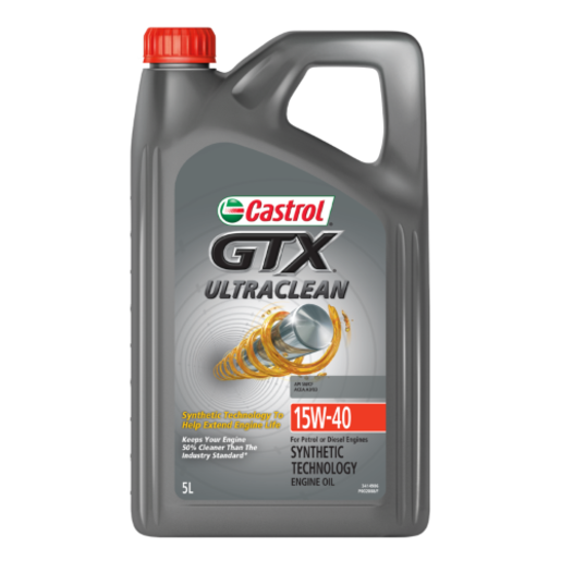 Castrol GTX 15W40 Engine Oil - 5 Litre
