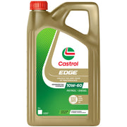 A 5 litre bottle of Castrol Edge 10W-60 engine oil.