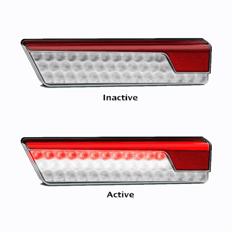 LED Autolamps LED Rear Combination Lamps (Pack of 2) - 355ARWM-2