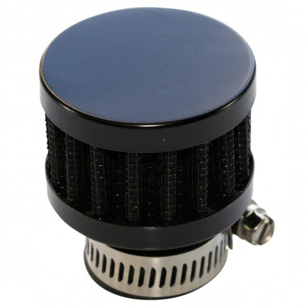 Clamp On Breather 1" (25mm) ID (Black Top Black Element) - 3991C