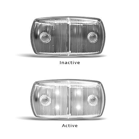 LED Autolamps Front End Outline Marker Lamp (White)