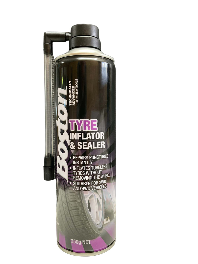 Boston Tyre Inflator & Sealer - 350g Aerosol
