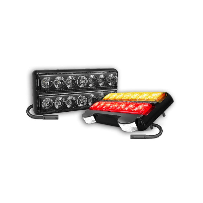 LED Autolamps Set of Fully Submersible IP67 Rated 12V LED Boat Trailer Lamps - 207BBARLP2