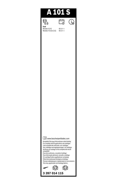 Bosch Wiper Blade Set - A101S