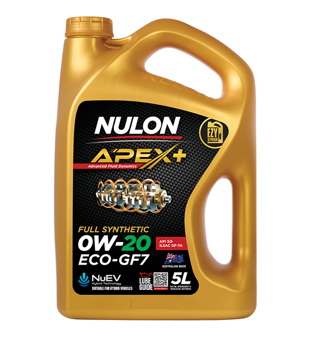 Nulon APEX+ 0W-20 ECO-GF7 Engine Oil - 5 Litre