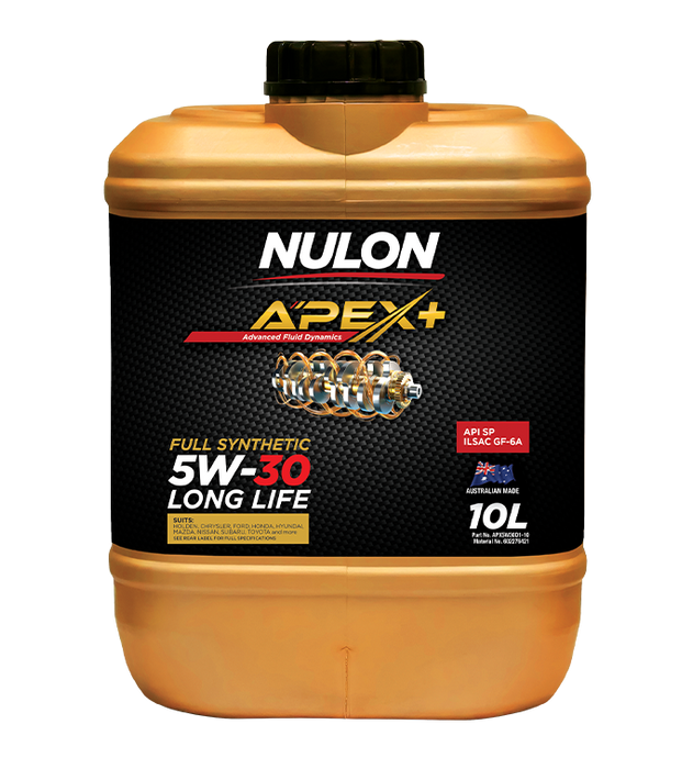 Nulon Apex+ 5W30 Long Life Engine Oil - 10 Litre