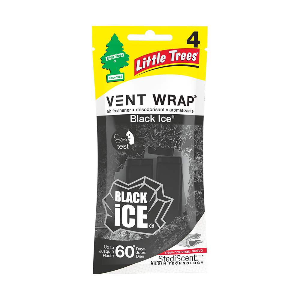 Little Trees Vent Wrap Air Freshener - Black Ice — A1 Autoparts Niddrie