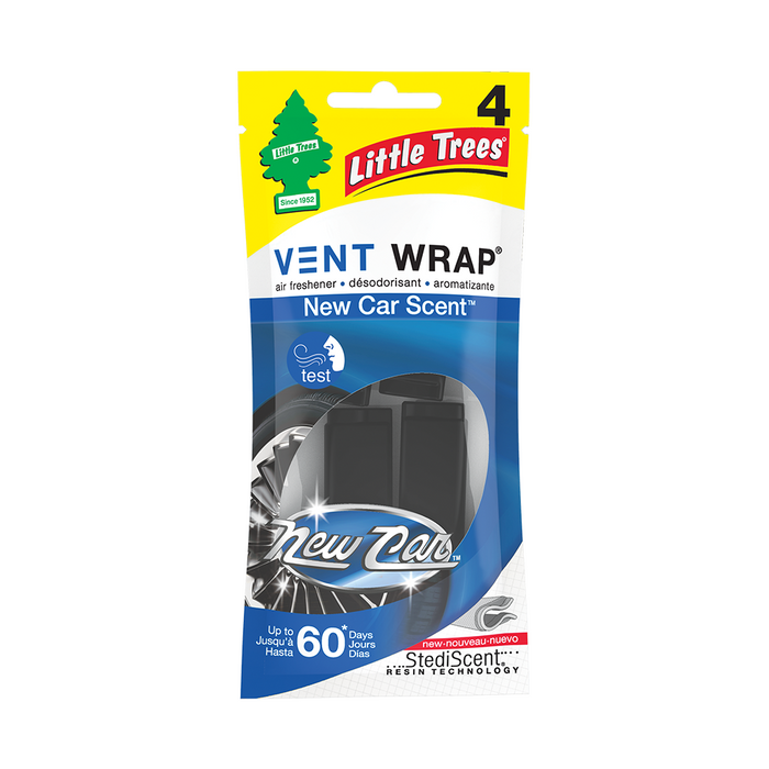Little Trees Vent Wrap Air Freshener - New Car Scent