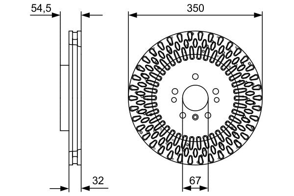 Bosch Disc Brake Rotor - BD2430