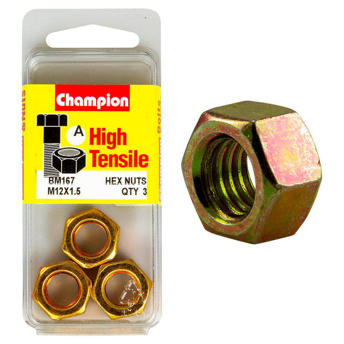 Champion High Tensile Nut Pack [M12 x 1.5mm] - BM167