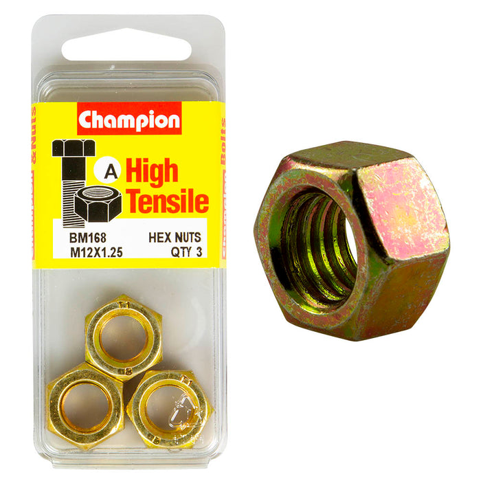 Champion High Tensile Nut Pack [M12 x 1.25mm] - BM168