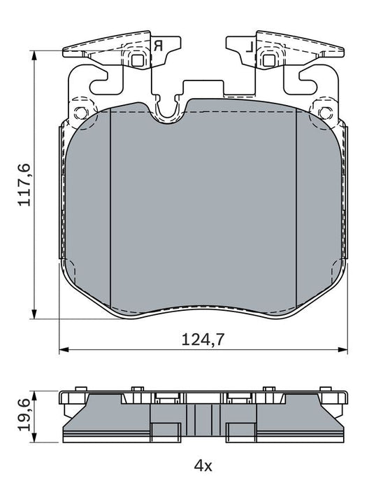 Bosch Disc Brake Pad Set - BP2288