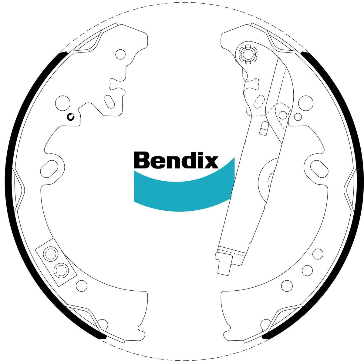 Bendix Brake Shoes - BS5008 — A1 Autoparts Niddrie