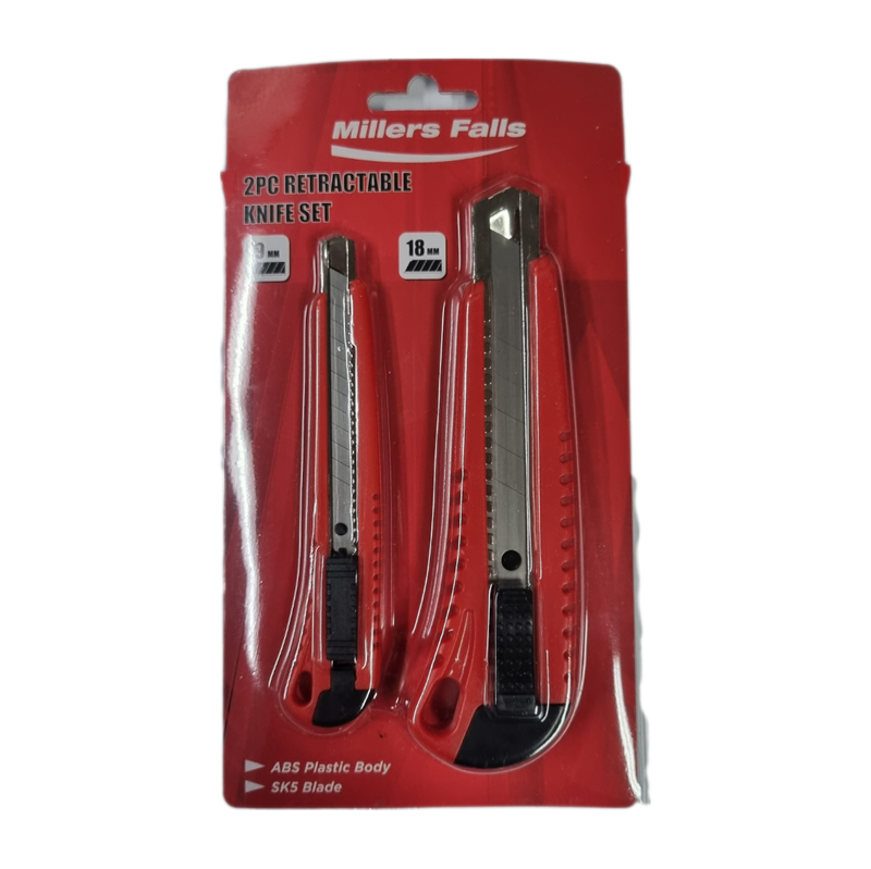 2 Piece Plastic Retractable Knife